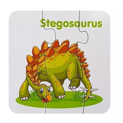 Edukacinis dėlionės žaidimas „Angliški dinozaurai“ 10 jungčių