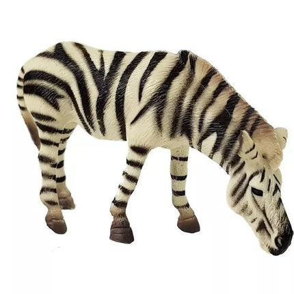 Keturių ratų motociklas su priekaba, figūrėlės, zebras