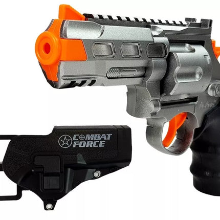 Policijos rinkinys: pistoletas, antrankiai, žiūronai, švilpukas, laikrodis, ženklelis