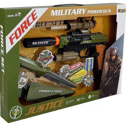 Karinis pistoletas Šautuvas Peilis Medalis Taikiklis