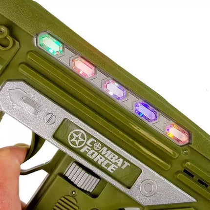 Karinis rinkinys Garsai Šviesos Ženklelis Pistoletas 37 cm