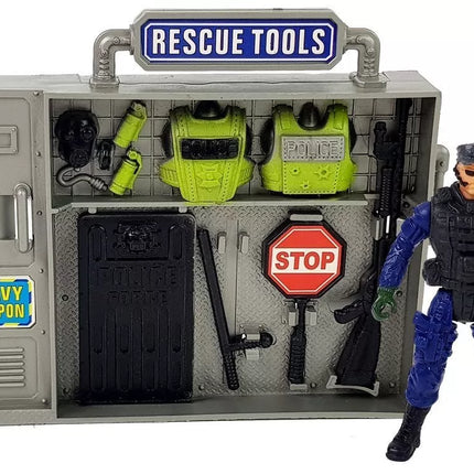 Policijos sraigtasparnio rinkinys Automatinis policijos kateris Garsinis ginklas