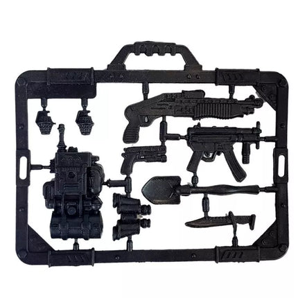 Policijos sraigtasparnio rinkinys Automatinis policijos kateris Garsinis ginklas