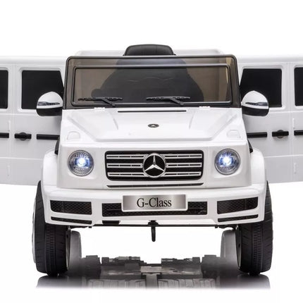 Vaikiškas elektromobilis Mercedes G500, baltas