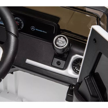 Vaikiškas elektromobilis Mercedes G500, baltas