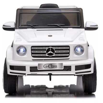 Vaikiškas elektromobilis Mercedes G500, baltas