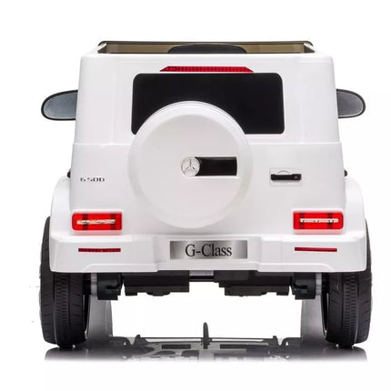Vaikiškas elektromobilis Mercedes G500, baltas
