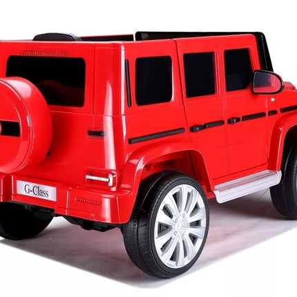 Elektromobilis Mercedes G500, raudonas