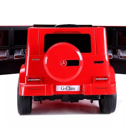 Elektromobilis Mercedes G500, raudonas