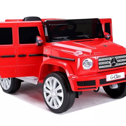 Elektromobilis Mercedes G500, raudonas