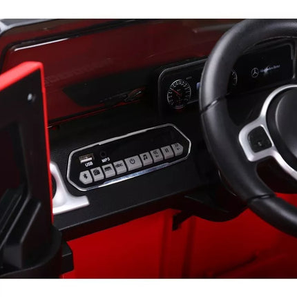 Elektromobilis Mercedes G500, raudonas