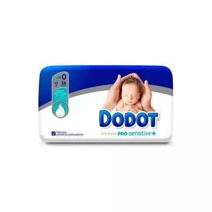 Dodot Pro Sensitive+ Dydžio-0 38 Vnt.