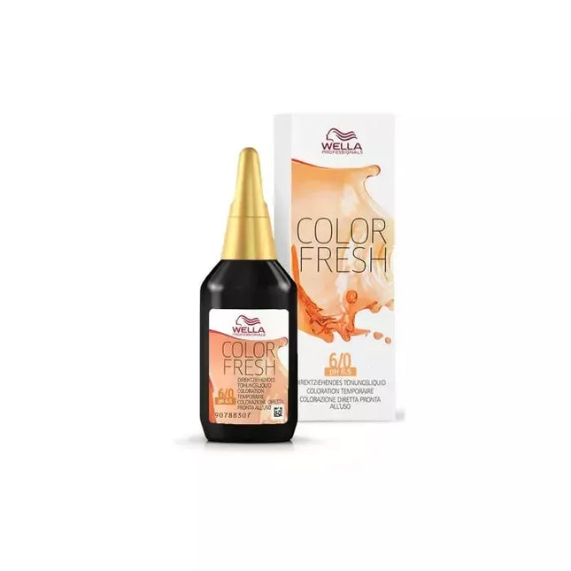 Wella Color Fresh Pusiau stabilūs dažai be amoniako 6.0 75ml
