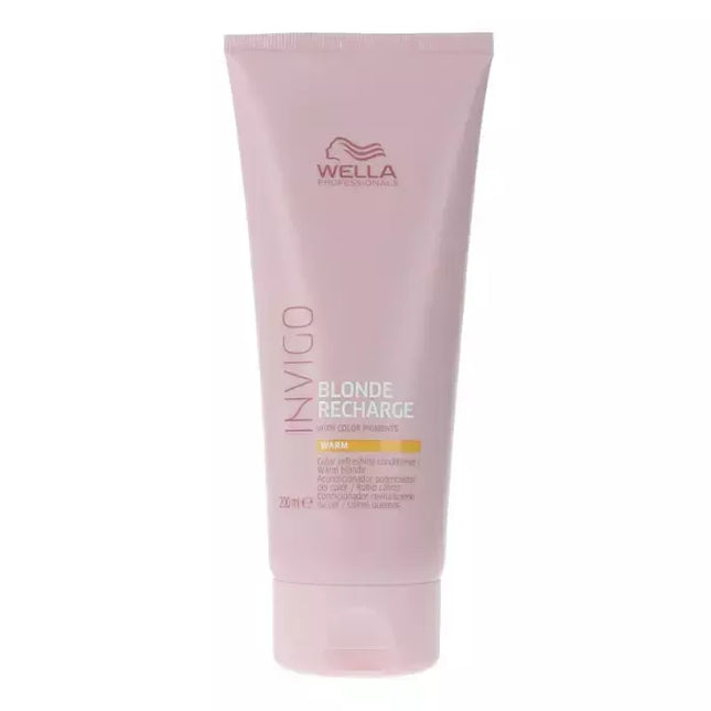 Wella Invigo Blonde Recharge Šiltas spalvos atnaujinimo kondicionierius 200ml
