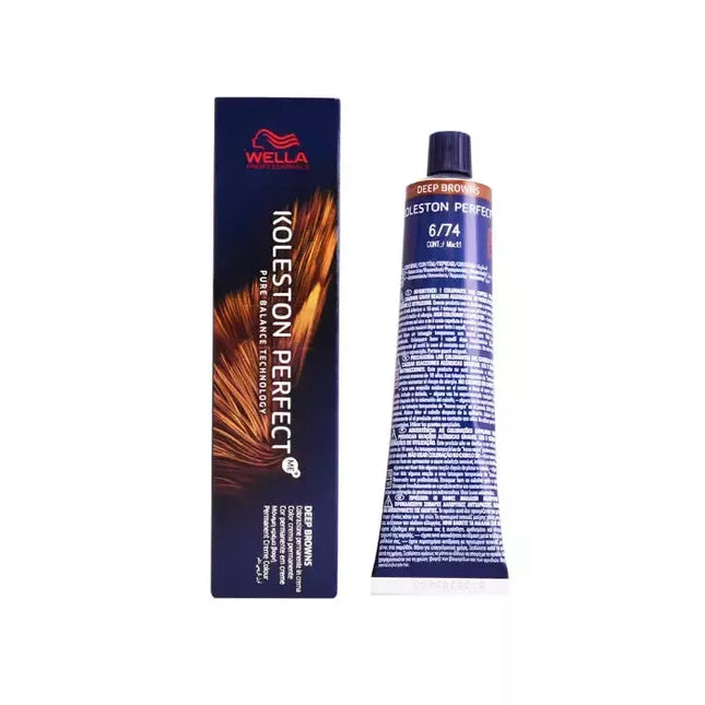 Wella Koleston Perfect Me+ 6/74 Tamsiai rudi 60ml
