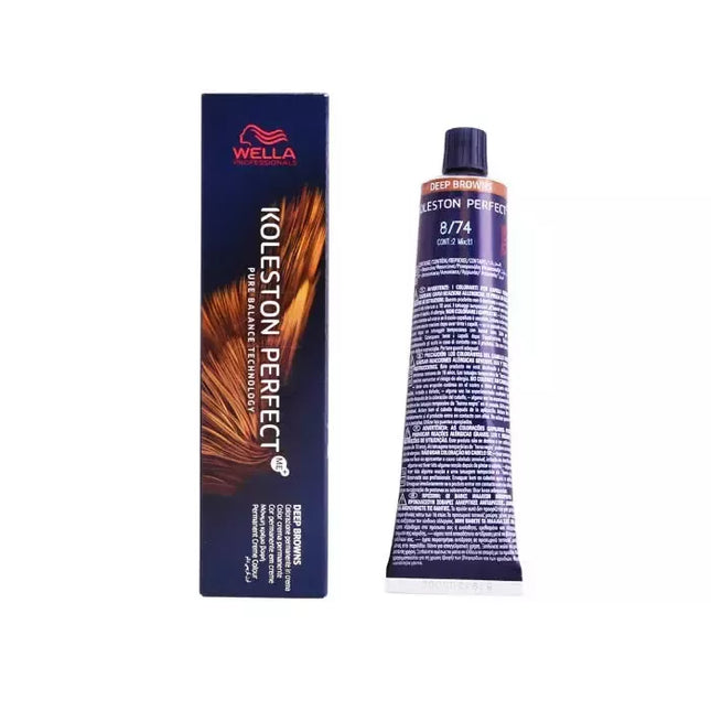 Wella Koleston Perfect Me+ 8/74 Gilijasi Rudi 60ml