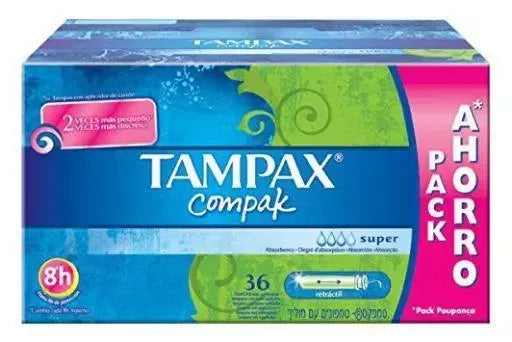 Tampax Compak Super tamponai, 3 U
