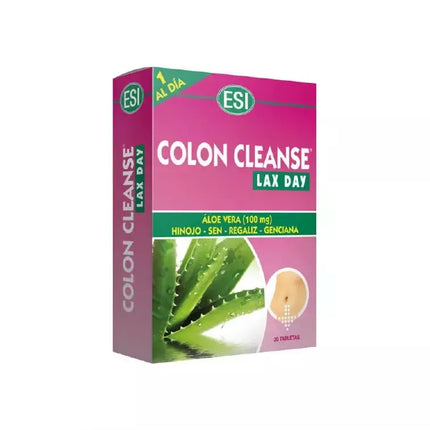 ESI Aloe Vera Colon Cleanse Lax Day 30 tablečių