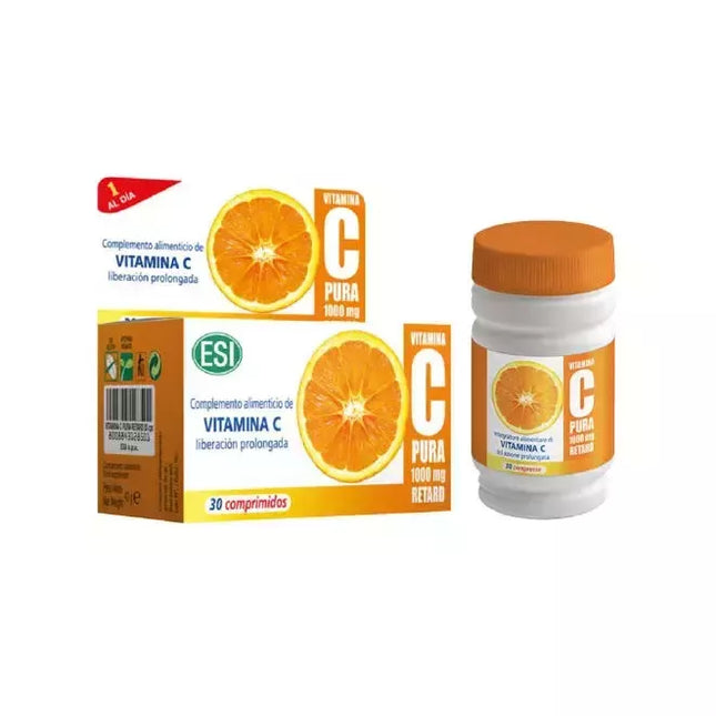 Esi Grynas Vitaminas C 1000 Mg Retard 30 Tablečių