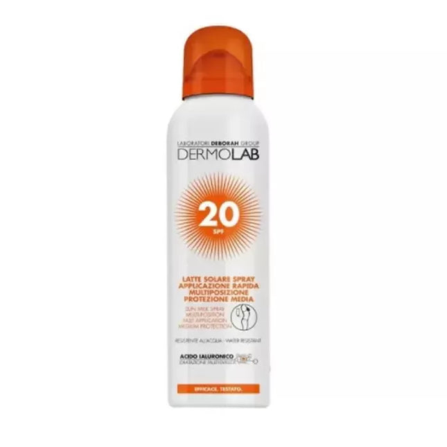 Dermolab Saulės pienelio purškalas SPF20 150ml