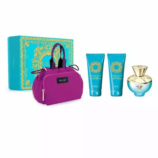 „Versace Dylan Turquoise“ tualetinis vanduo, purškiamas 100 ml, 4 vnt. rinkinys