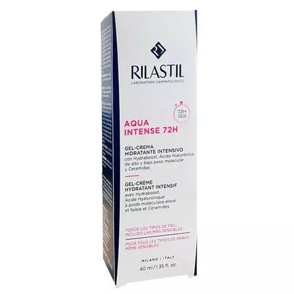 Rilastil Aqua Intense 72H Drėkinamasis Intensyvus Kremas-Želė 40ml