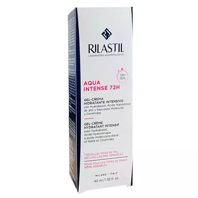 Rilastil Aqua Intense 72H Drėkinamasis Intensyvus Kremas-Želė 40ml
