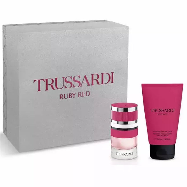 Trussardi Ruby Red Eau De Parfum purškalas 60ml Rinkinys 2 vnt.