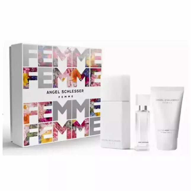 Angel Schlesser Femme Tualetinis Vanduo Purškiklis 100ml Rinkinys 3 Vnt.