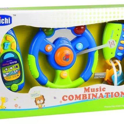 Kūdikių automobilio rinkinio raktai Vairas Mobilusis telefonas