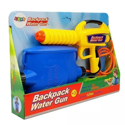 Vandens šautuvas su 1080 ml talpykla, geltonai mėlynas