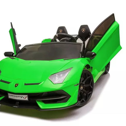 Vaikiškas elektromobilis Lamborghini Aventador SX2028, žalias