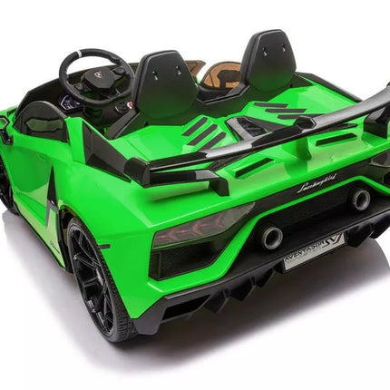 Vaikiškas elektromobilis Lamborghini Aventador SX2028, žalias