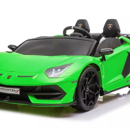 Vaikiškas elektromobilis Lamborghini Aventador SX2028, žalias