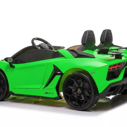 Vaikiškas elektromobilis Lamborghini Aventador SX2028, žalias