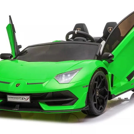 Vaikiškas elektromobilis Lamborghini Aventador SX2028, žalias