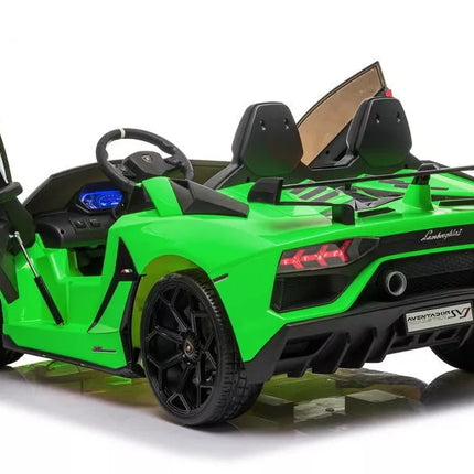 Vaikiškas elektromobilis Lamborghini Aventador SX2028, žalias