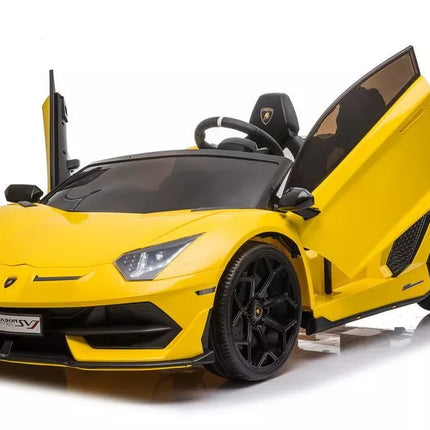 Vaikiškas elektromobilis Lamborghini Aventador SX2028, geltonas