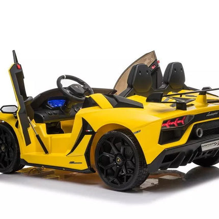 Vaikiškas elektromobilis Lamborghini Aventador SX2028, geltonas
