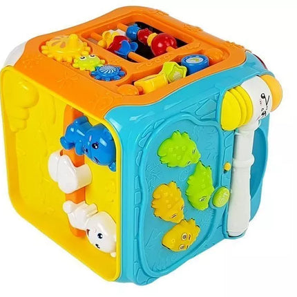 Edukacinis kubo rūšiuotojas kūdikiams su garsais ir šviesomis