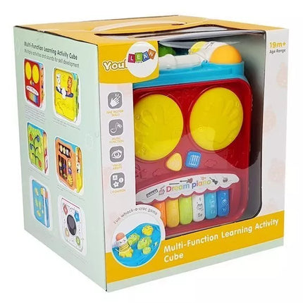 Edukacinis kubo rūšiuotojas kūdikiams su garsais ir šviesomis