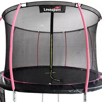 LEAN Sport Max batutas, 365 cm (12 pėdų), juodas-rožinis