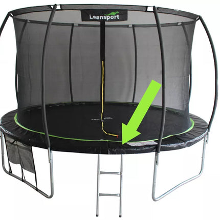 Apsauga nuo spyruoklių batutui Sport Max 6 pėdų, juoda-žalia