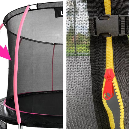 Apsauginis tinklas batutui Sport Max 16 pėdų, rožinis