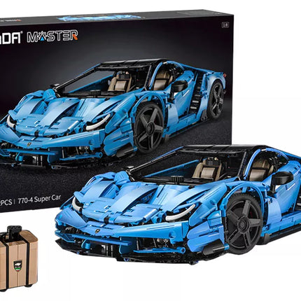 Statybiniai blokeliai „CaDA” 770-4 Master Race Car, 3842 detalės