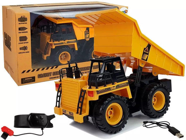 Nuotoliniu būdu valdomas savivartis priekaba, konstrukcija 1:22