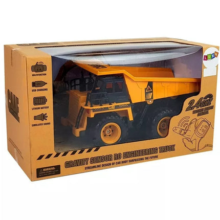 Nuotoliniu būdu valdomas savivartis priekaba, konstrukcija 1:22