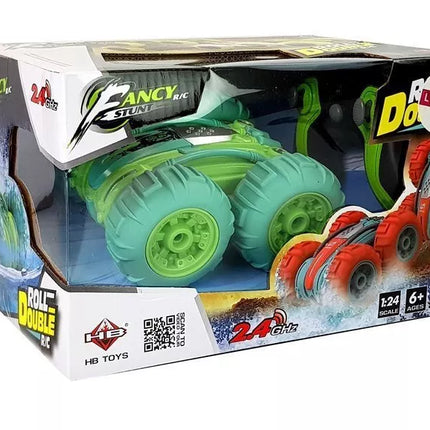 Amfibinis automobilis 1:24 nuotoliniu būdu valdomas žalias