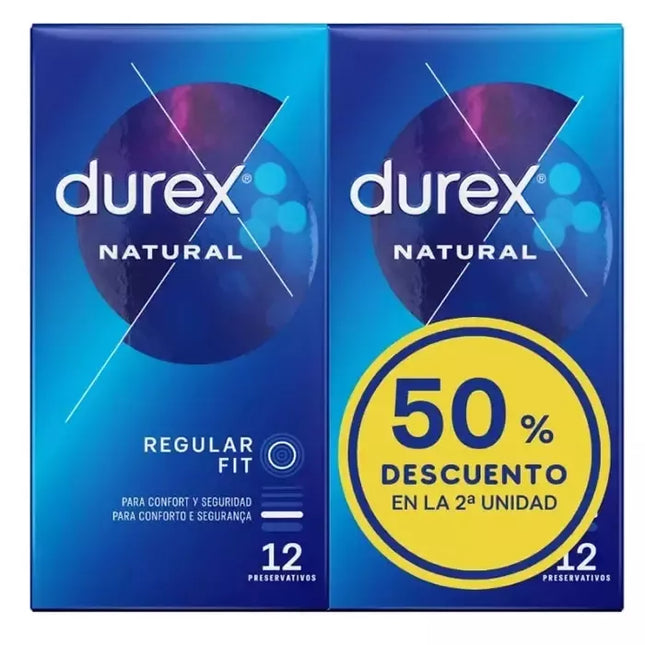 Durex Natural Plus Prezervatyvai 24 Vnt.