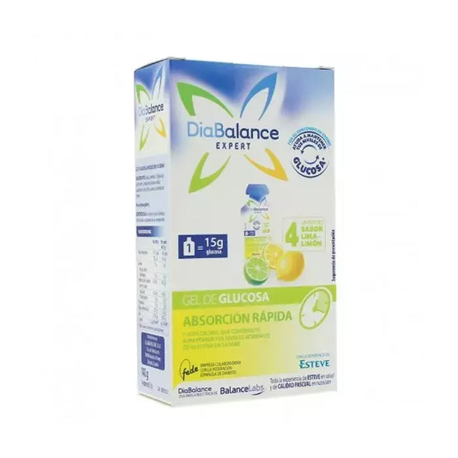 DiaBalance Expert Citrinis gliukozės gelis 4 vnt.